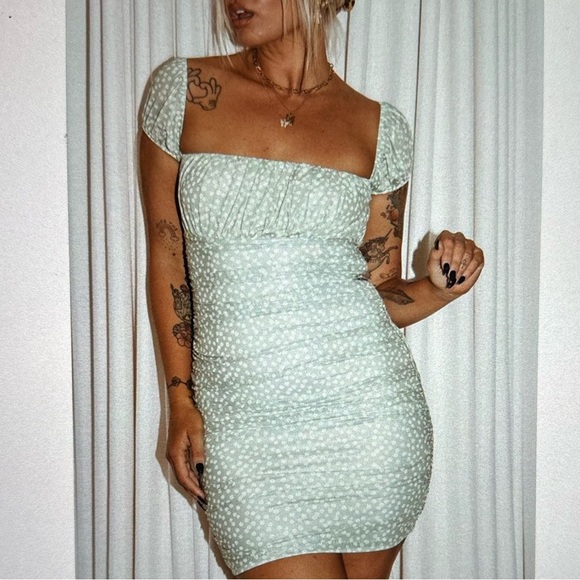 Princess Polly Mint Green Mini Dress - Picture 2 of 4
